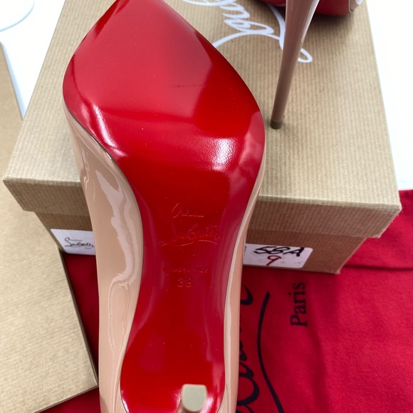 Women’s Christian Louboutin Pigalle Follies 100 size 39 made in Italy - Picture 6 of 10